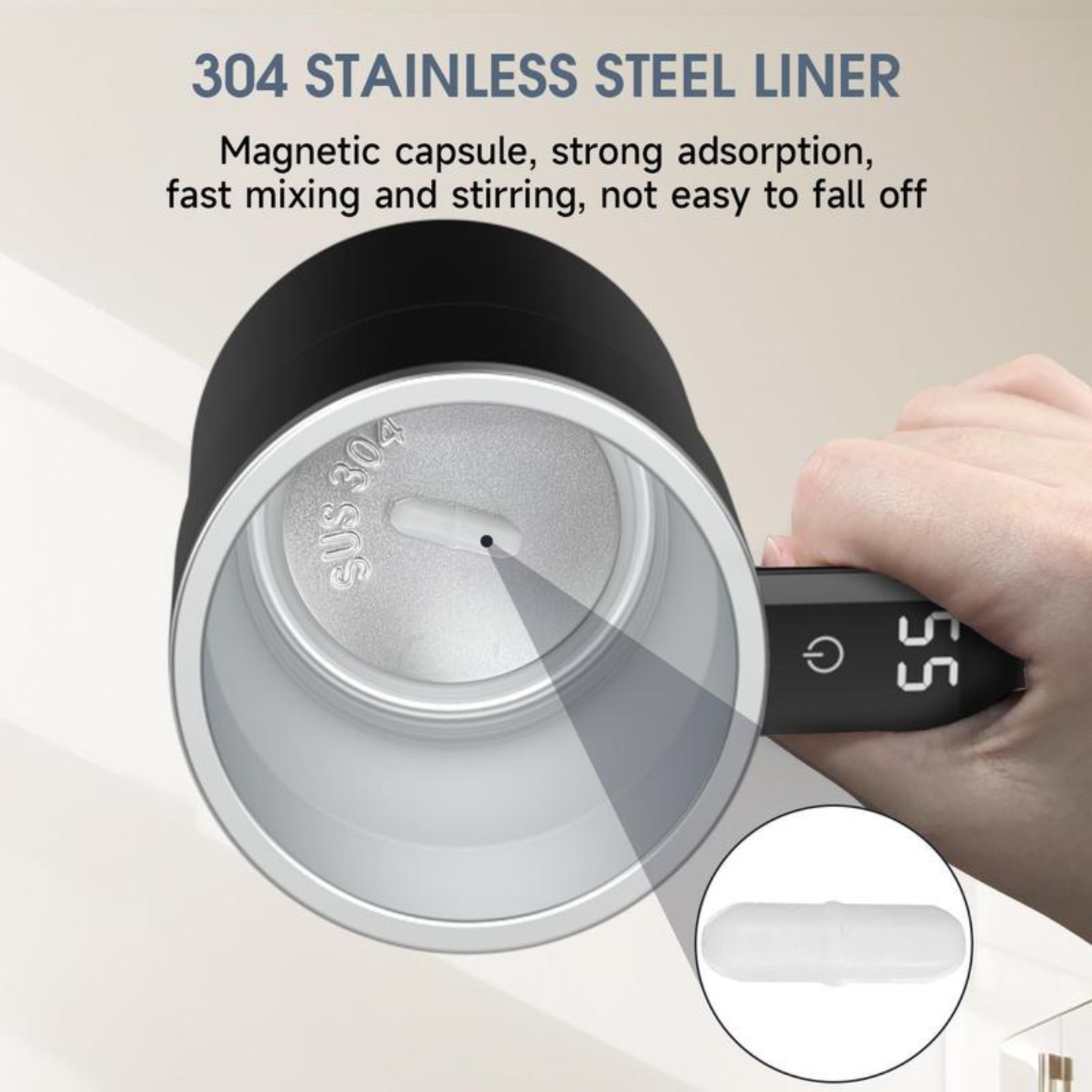 Smart Thermo 3-in-1 Self-Stirring Mug